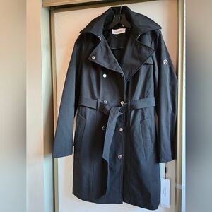 Calvin Klein Women's Black Trench Coat